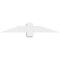 Ekena Millwork Eugene Architectural Grade PVC Gable Bracket, 36"W x 6"H x 2"D x 4"F, 4/12 Pitch GBP036X06X0204EUG00 - alternate 5